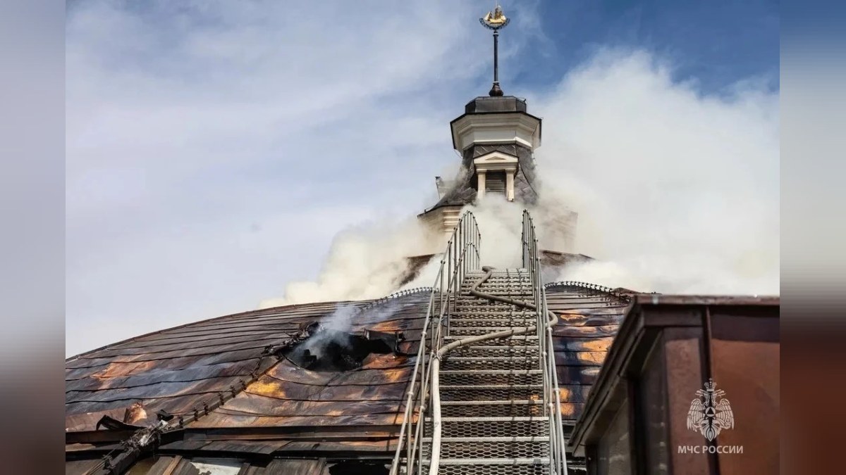 Пожар в здании Панорамы обороны Севастополя ликвидирован