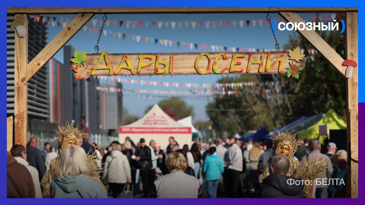 В Бресте отметили фестиваль «Дары осени» и показали тыкву весом 263 кг