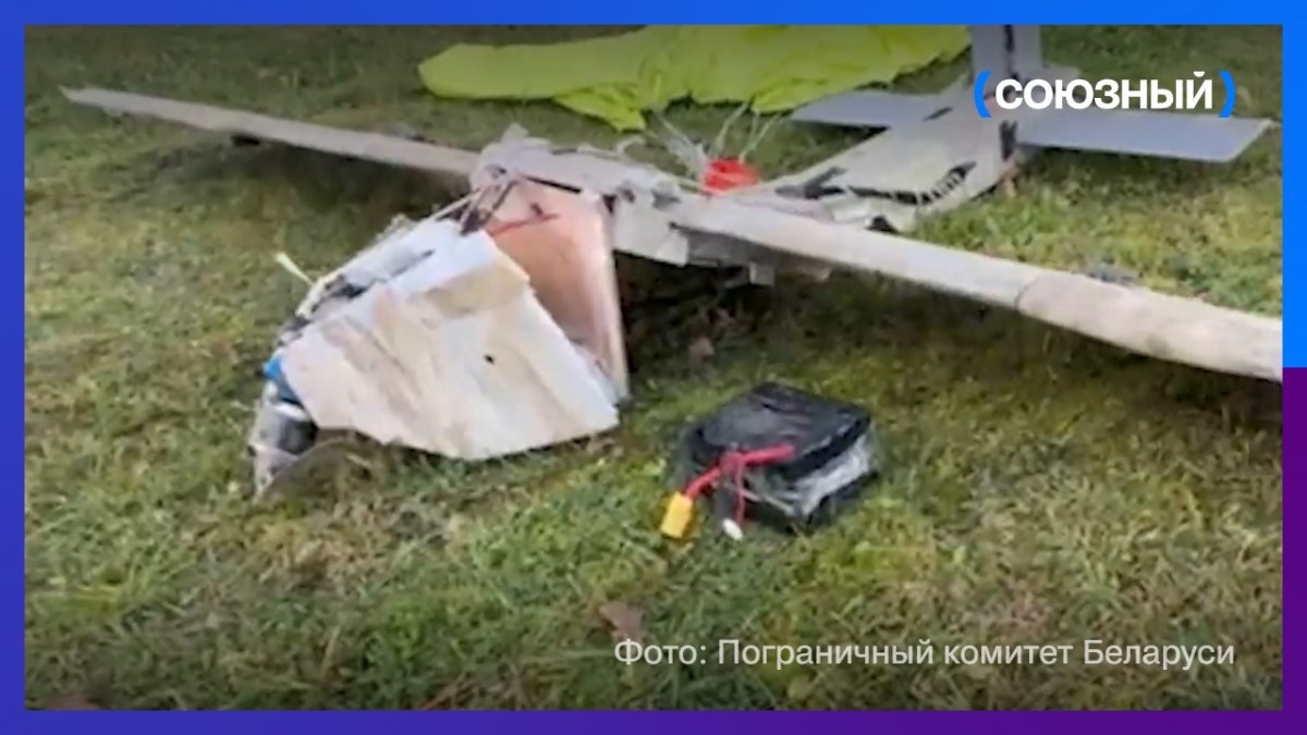 У границы Беларуси с Литвой задержали мужчину с самодельным беспилотником